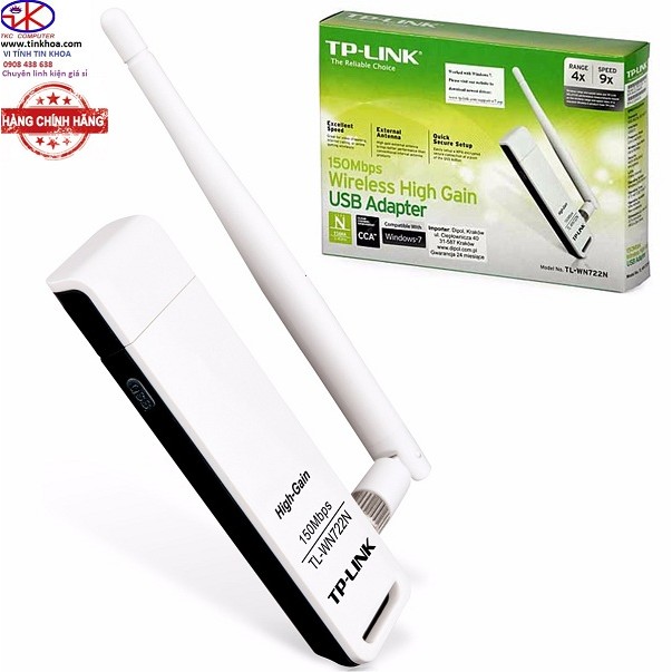 USB Thu sóng wifi TP-Link WN722N V3.0 PHÂN PHỐI