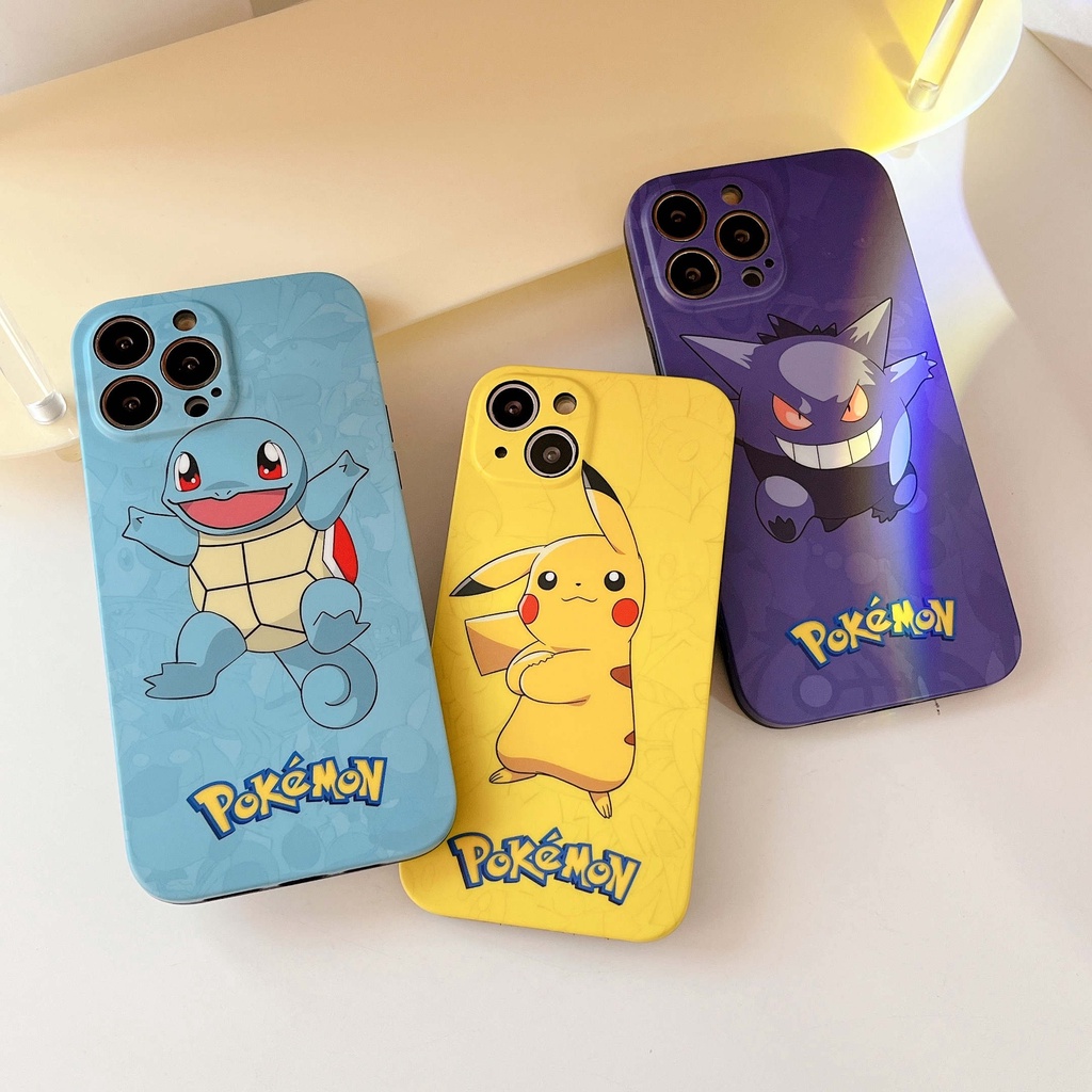 Ốp Điện Thoại Họa Tiết Pikachu Dành Cho iPhone13Pro iP12Pro XS iPhone11 12Promax 13Promax 11 12 13