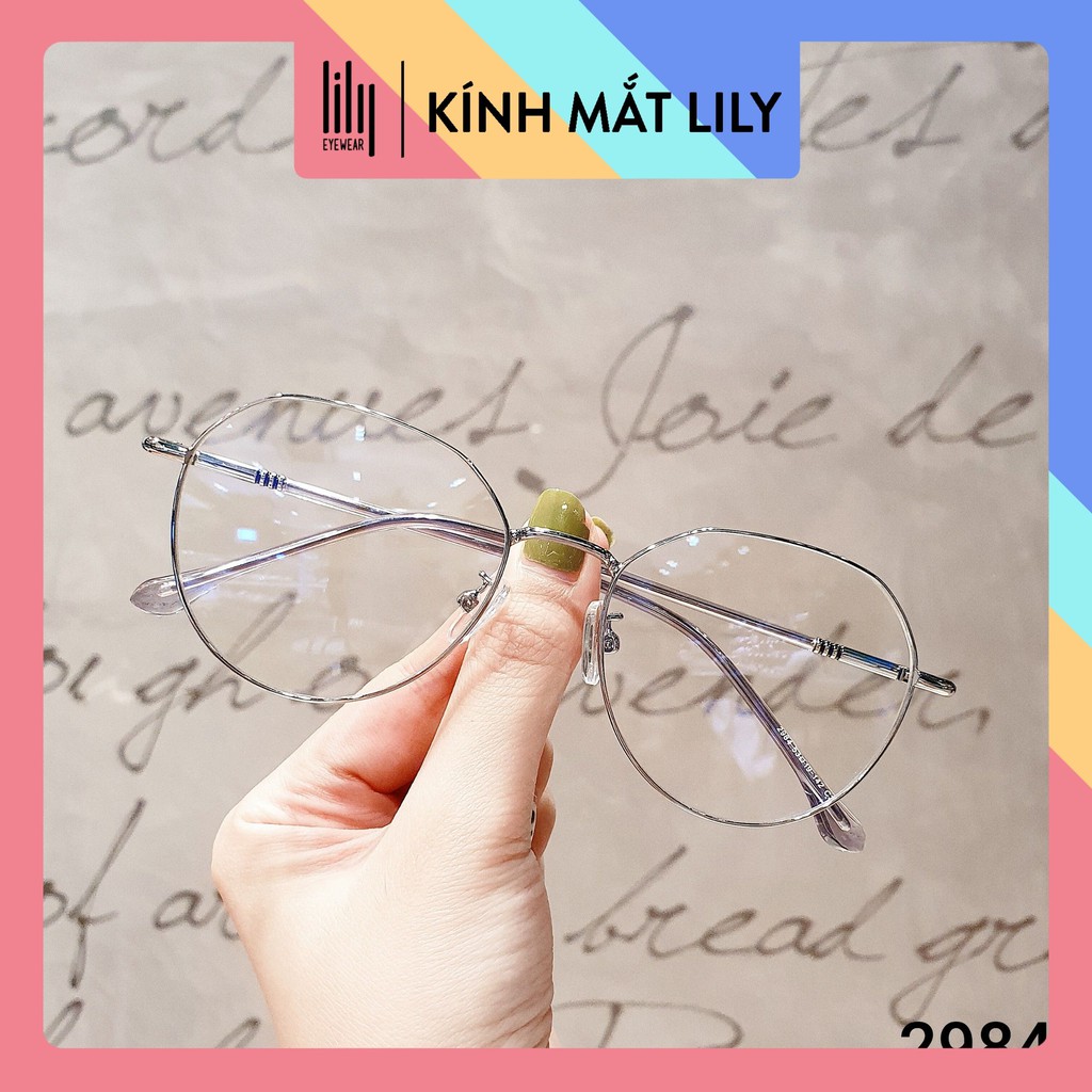 Gọng kính viền mảnh thời trang nữ kim loại Lilyeyewear 2984 nhiều màu