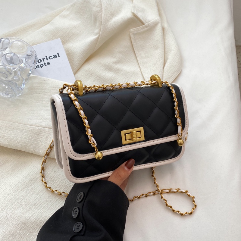 Túi Đeo Vai Phối Dây Xích Thời Trang Chất Lượng Cao