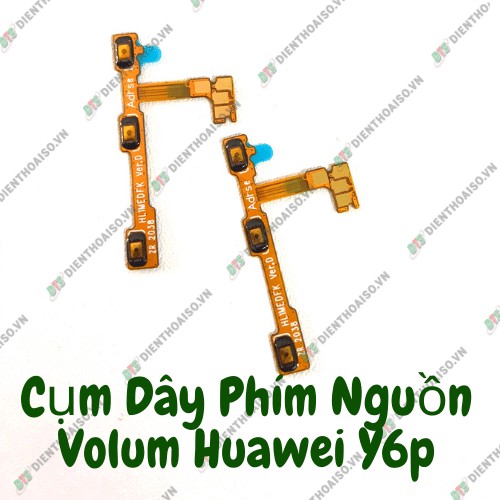 Cáp nút volum huawei Y6p 2020