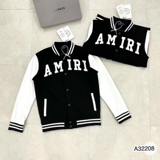 Áo khoác bomber thêu chữ amiri - áo khoác nam amiri cao cấp