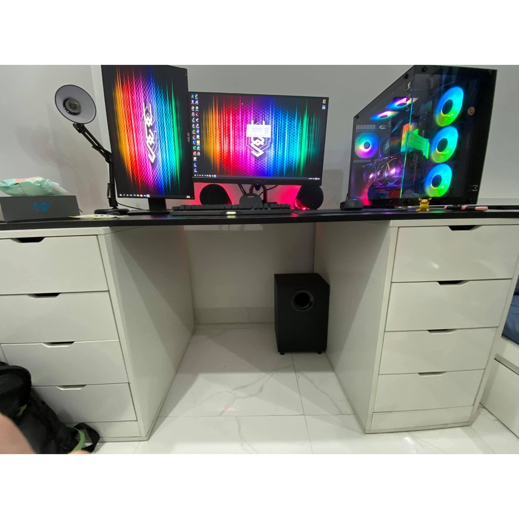 [Mã LIFEXANH03 giảm 10% đơn 500K] Bàn Gaming Ikea có đủ kích thước DxRxC 140x60x75, 160x60x75, 180x60x75, 200x60x75