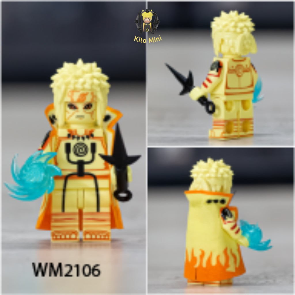 Minifigures Lắp Ráp Mô Hình Nhân Vật Hoạt Hình Truyện Tranh Naruto Hokage WM6108 Mẫu Mới Bán Lẻ