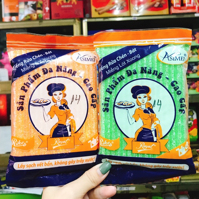 MIẾNG RỬA CHÉN BÁT - MIẾNG LÓT XOONG ROYAL