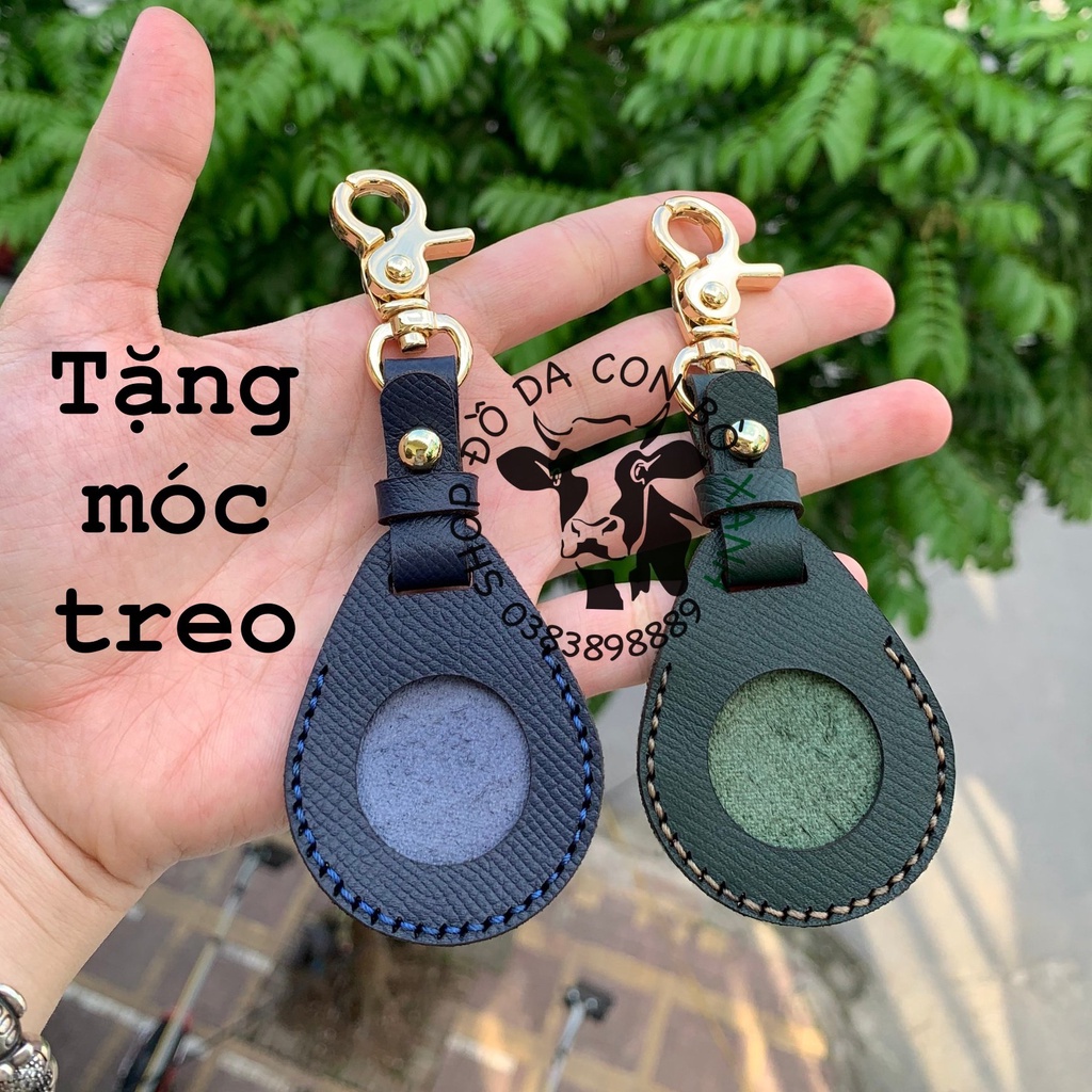 Bao da Apple Airtag, Air Tag da thật handmade
