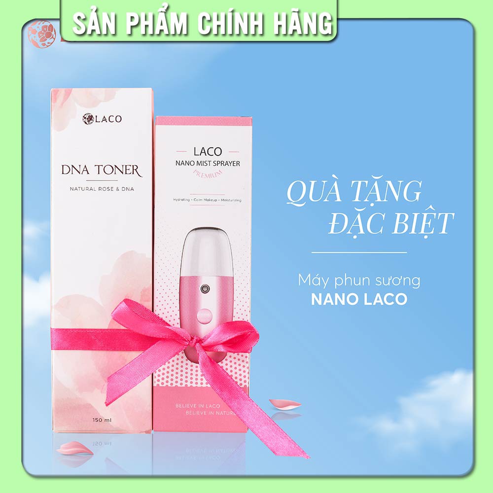 Nước hoa hồng LACO TONER DNA chính hãng trắng da, se khít lỗ chân lông | WebRaoVat - webraovat.net.vn