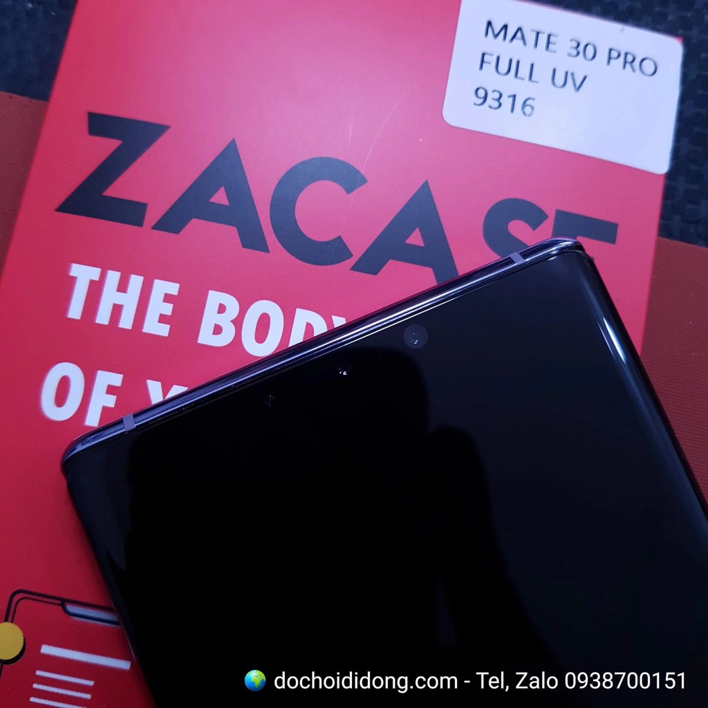Dán Cường Lực Huawei Mate 30 Pro Zacase Keo UV