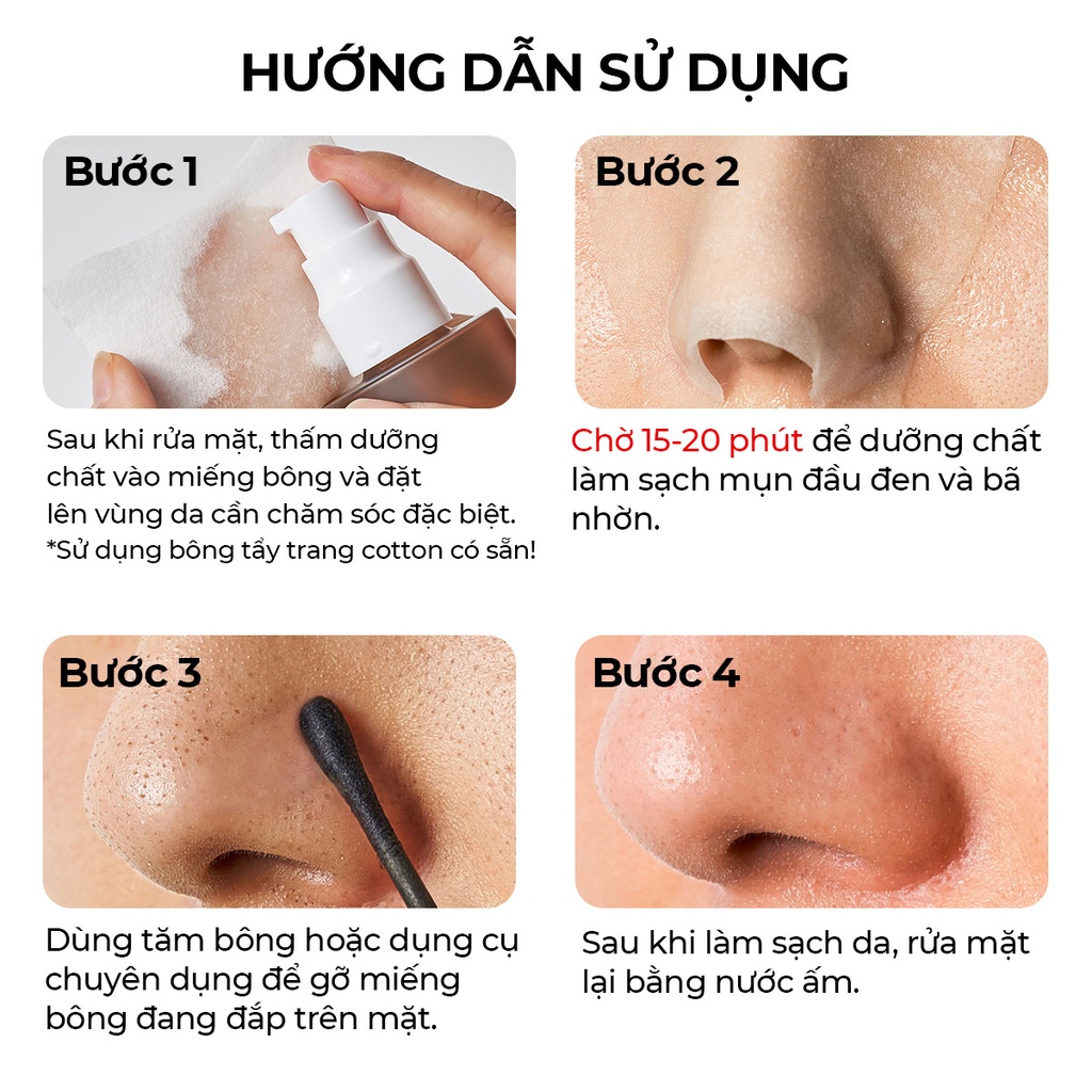 Tinh chất làm sạch mụn đầu đen NUMBUZIN No.1 Blackhead soakOFF 150ml