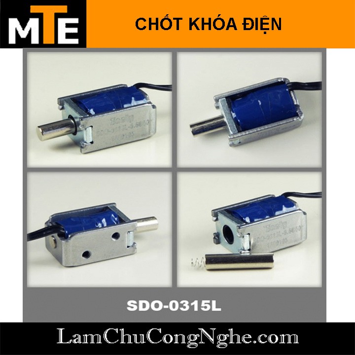 Khóa điện mini 6V DIY két sắt mini