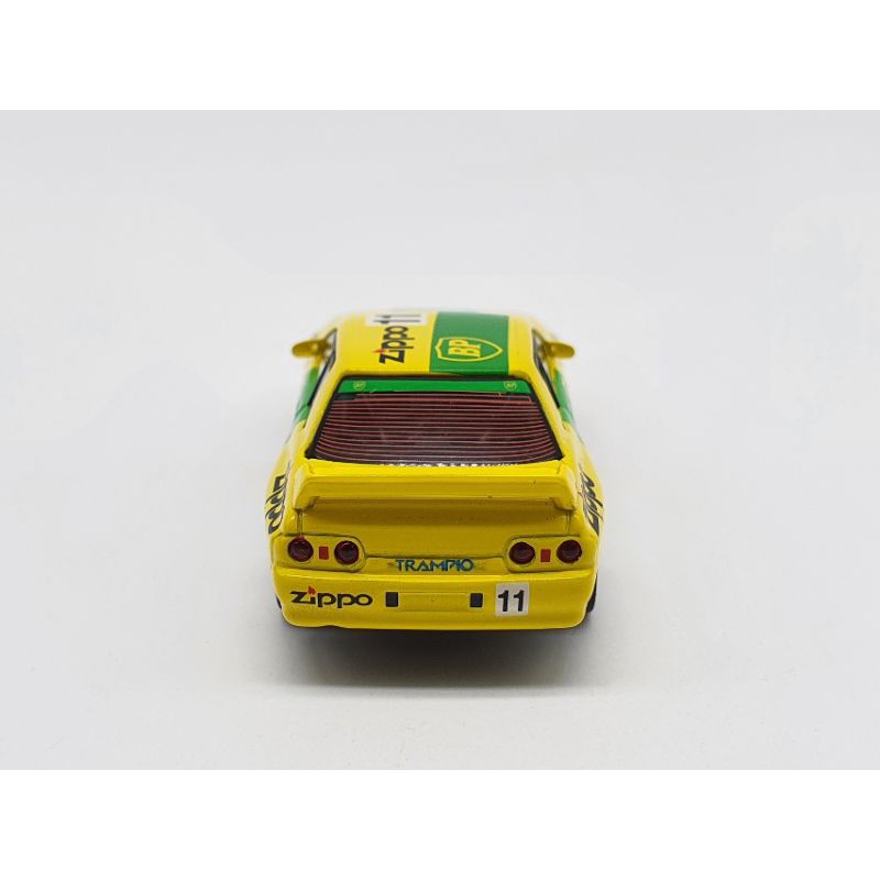 Xe Mô Hình Nissan Skyline GT-R R32 Gr.A #11BP 1993 Janpan Touringcar Championship RHD 1:64 Mini GT (Vàng)