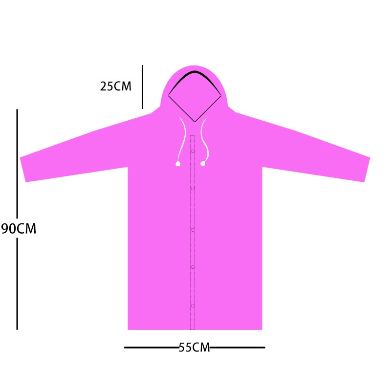Áo Mưa Liền Thân Bằng PEVA Chống Thấm Nước Phong Cách Mới Thời Trang Dành Cho Trẻ Em