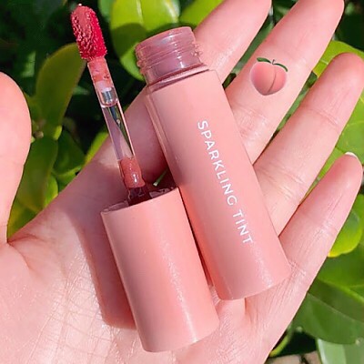 APIEU – Son Tint bóng lâu trôi Juicy-pang Sparkling Tint mềm môi căng mọng