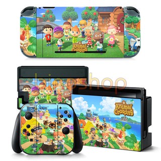 Skin dán máy Nintendo Switch chủ đề Aninal Crossing