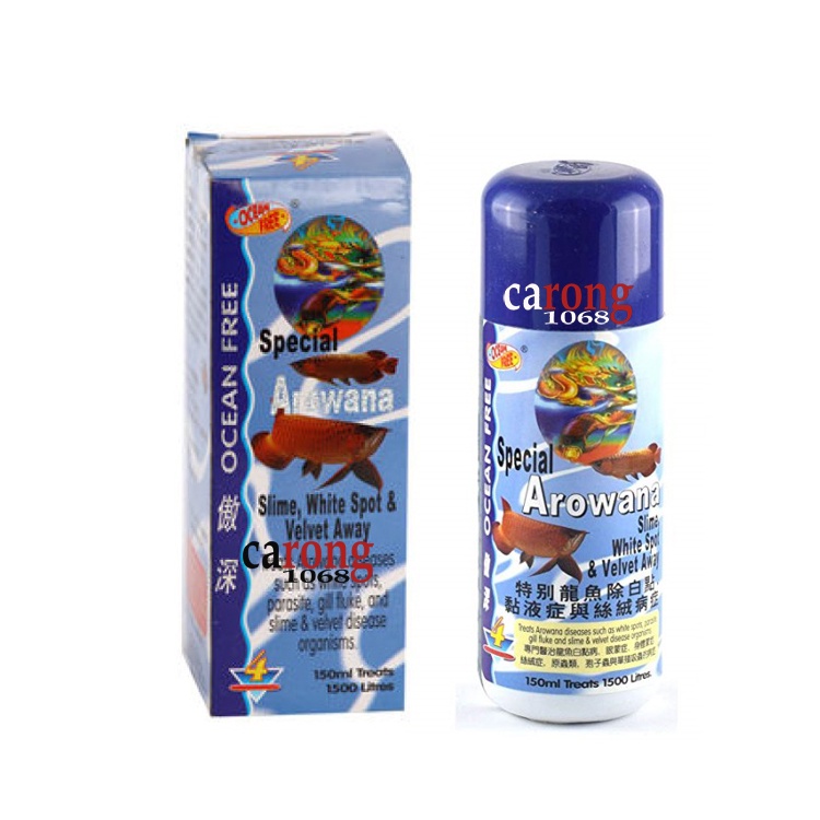 Chai số 4: chuyên dùng tri các bệnh cho cá rồng như : Đốm trắng, nhiễm ký sinh trùng Special Arowana Slime