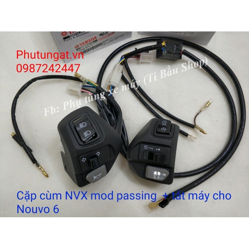 Cùm Zin chính hãng Yamaha NVX MOD sẵn gắn EX135, Luvias, Nouvo, NVX...