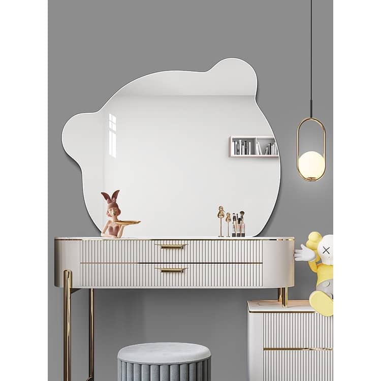 Gương gấu decor phòng tắm bàn trang điểm VUBAN