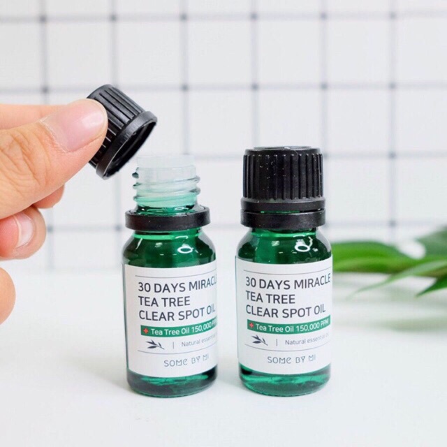 Tinh Dầu Tràm Trà Chấm Mụn Some By Mi 30 Days Miracle Tea Tree Clear Spot Oil 10ml