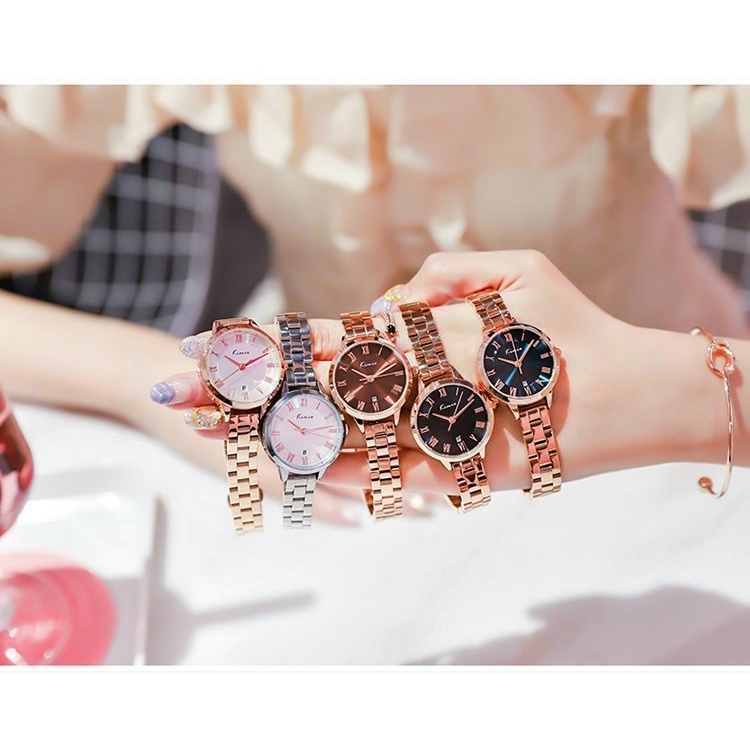 Đồng hồ - NỮ- KIMIO 6379 sang chảnh - Hàng Nhật, đồng hồ chống nước