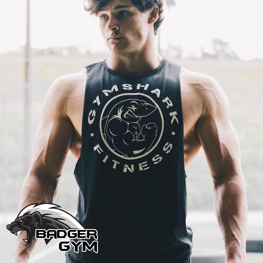 Áo tank top ba lỗ thể thao tập gym nam đẹp cao cấp vải cotton thấm hút mồ hôi nhanh khô thoáng