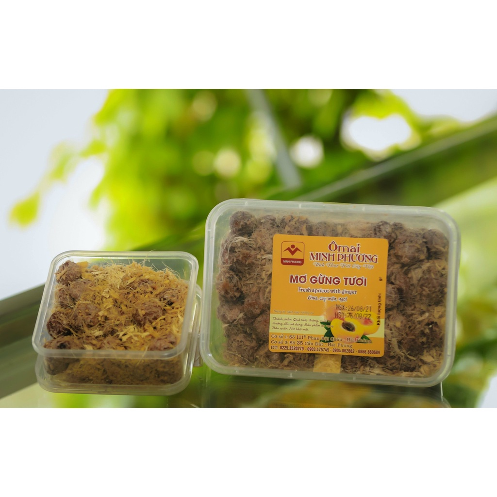 Ô Mai Mơ Gừng Tươi Minh Phương - Ô Mai truyền thống since 1956 - 500gram đảm bảo an toàn vệ sinh thực phẩm