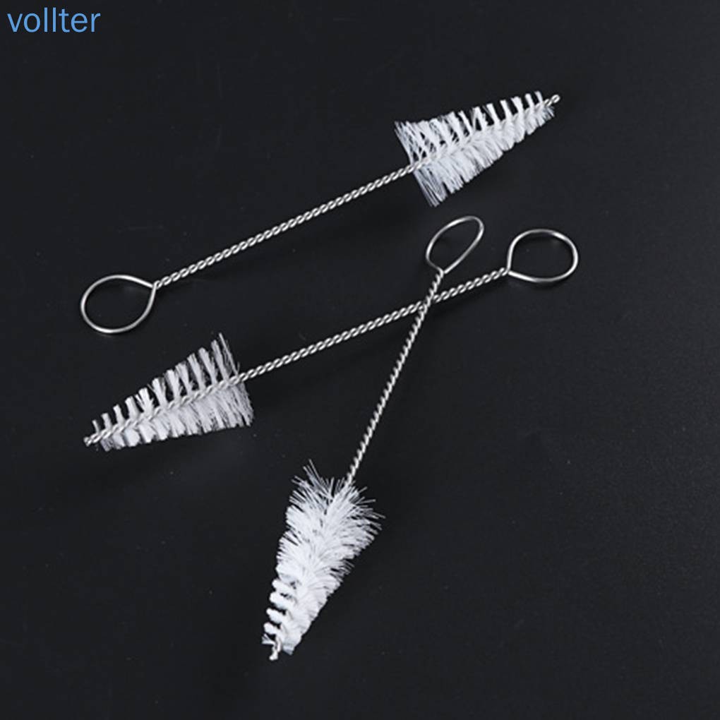 Bàn chải rửa bình nước bằng nylon và thép không gỉ tiện dụng cho nhà bếp