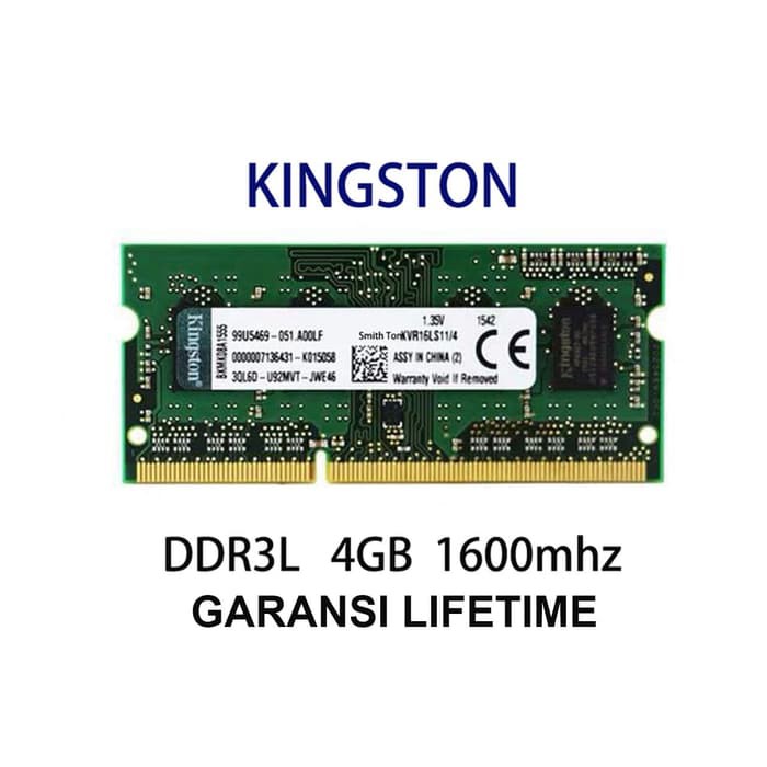 Bộ Ram Kingston Ddr3L 4gb Pc12800 Pc3L Kvr16Ls11 / 4)