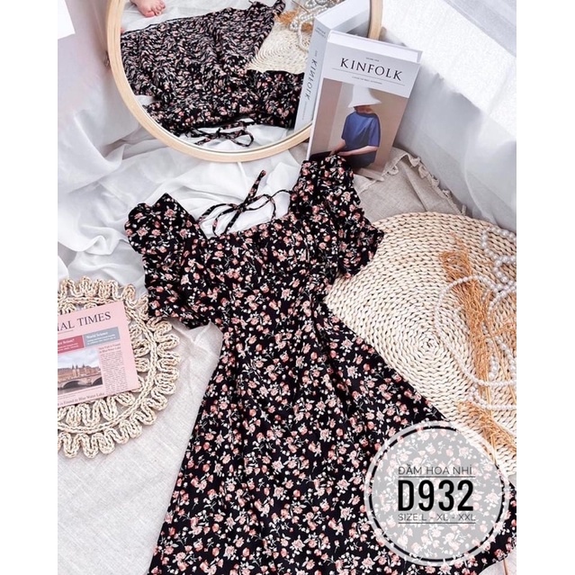Bigsize Đầm hoa nhí  D932