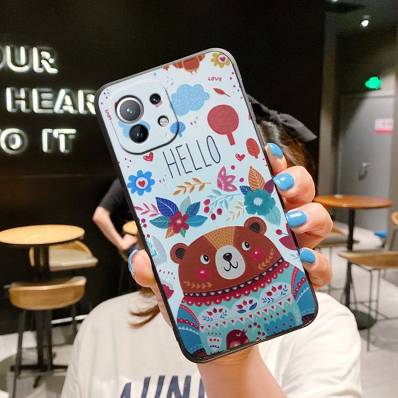 Ốp Điện Thoại Mềm In Hoạt Hình Cho Xiaomi 11T Pro Redmi Note 11 4G Redmi 10C Mi 11 Lite