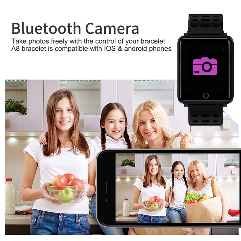 Đồng Hồ Thông Minh F3 Chống Nước Ip68 Theo Dõi Sức Khỏe Kết Nối Bluetooth Cho Ios Android