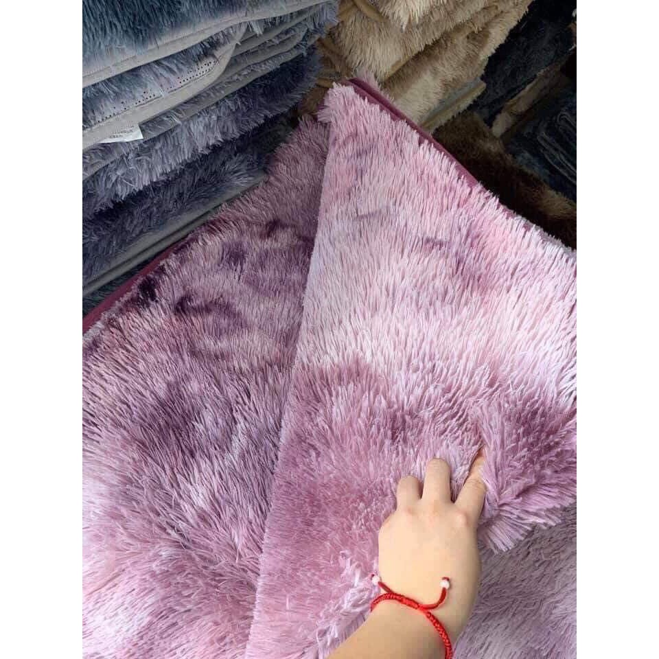 Thảm trải sàn lông loang loại To rộng 1m6x2m hàng cao cấp chống trơn trượt.