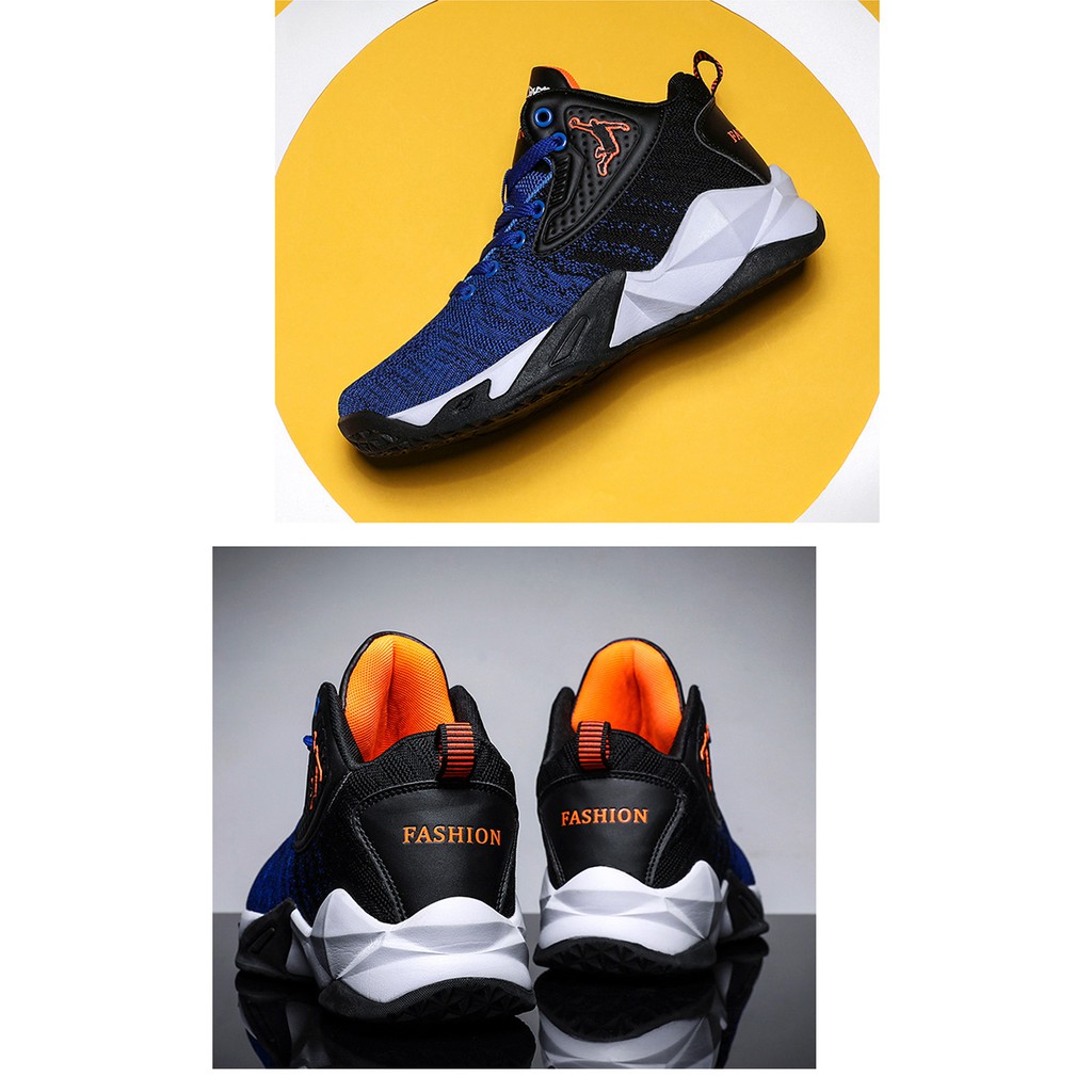 Giày thể thao nam - Giày Sneaker Hamishu-JY8 màu xanh cá tính hiện đại