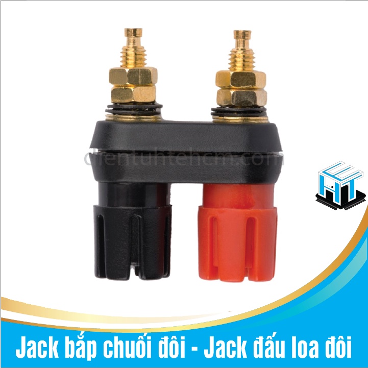 Jack bắp chuối đôi - Jack đấu loa đôi đỏ đen đầu khứa rãnh