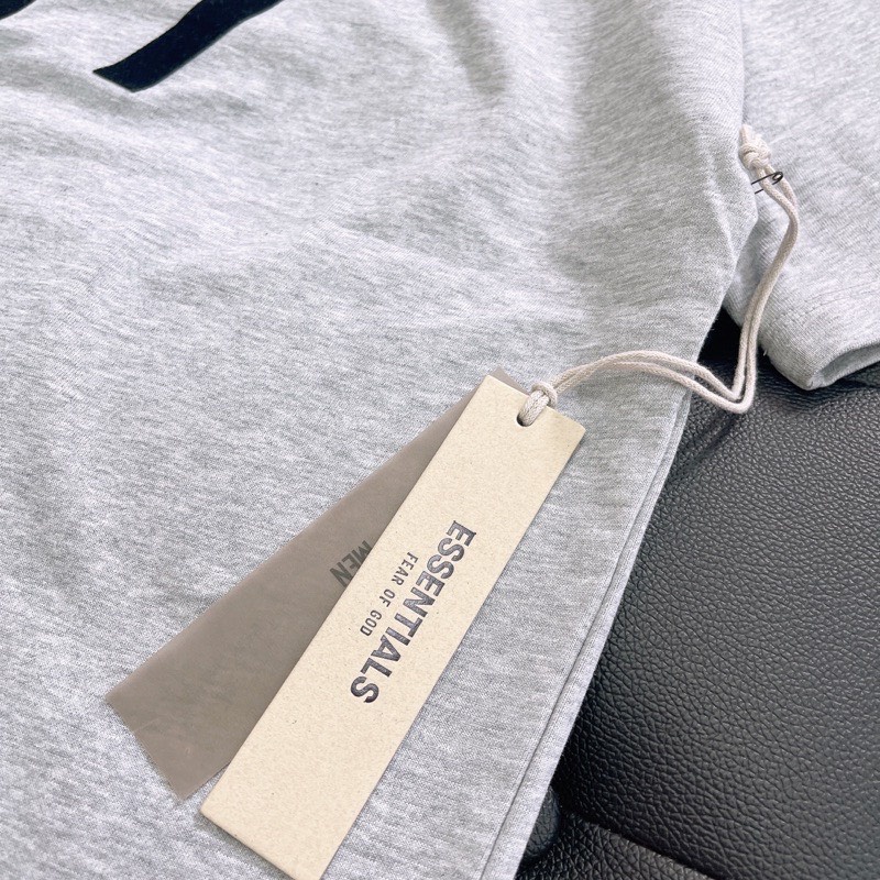 Áo Tee FOG Fear of God ESSENTIALS SS22 1977 Grey Cao Cấp full tag túi