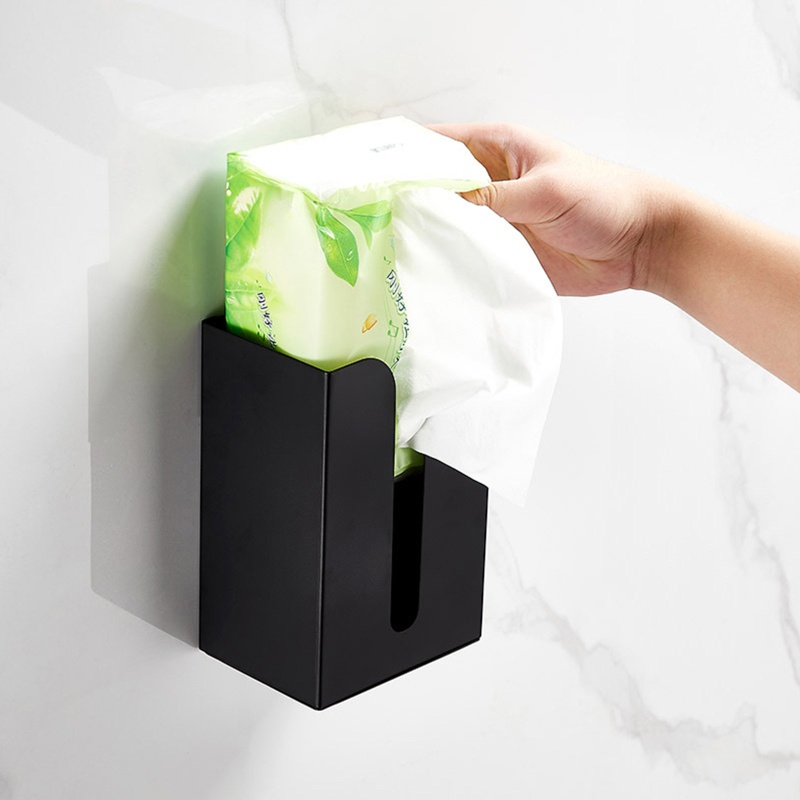 Giá Đỡ Cuộn Khăn Giấy Bằng Nhôm Gắn Dưới Tủ Tiện Dụng