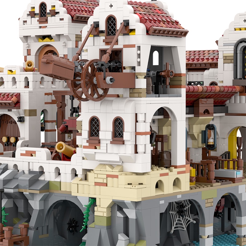 Đồ chơi trẻ em cho bé figure mô hình lego lắp ráp trưng bày deocor thông minh cao cấp giá rẻ lego el dorado pháo đài 064