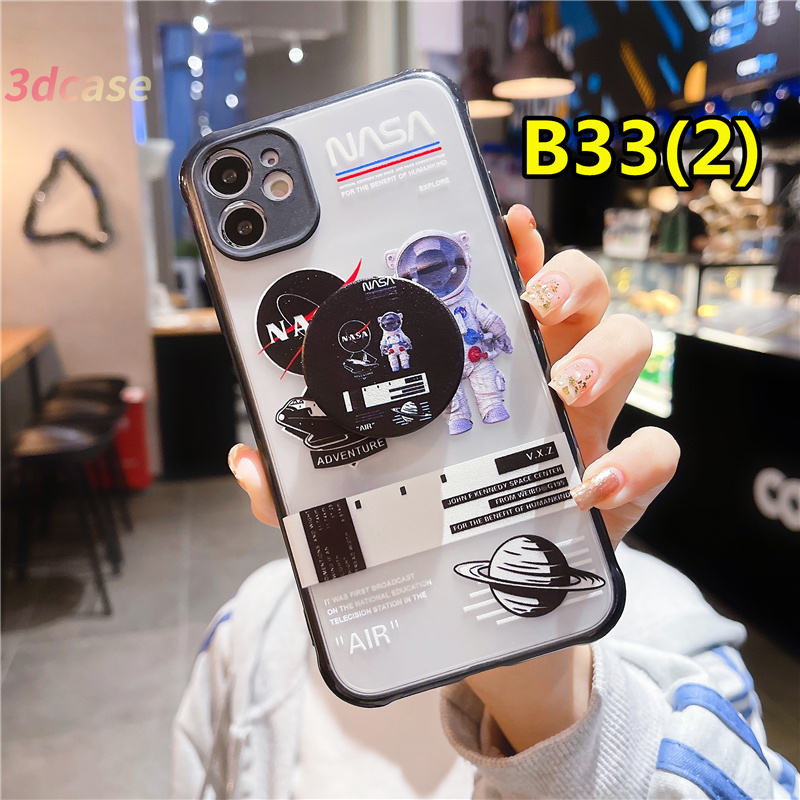 Hard Case Redmi 9 9C NFC 8 8A PRO 8A Dual 10X Redmi Note 9 8 7 7 PRO 7S Fashion Astronaut Cartoon Skin Feel Cover With holder