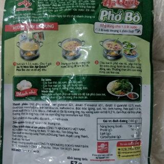 Túi Gia Vị Phở Bò Aji Quick 57g