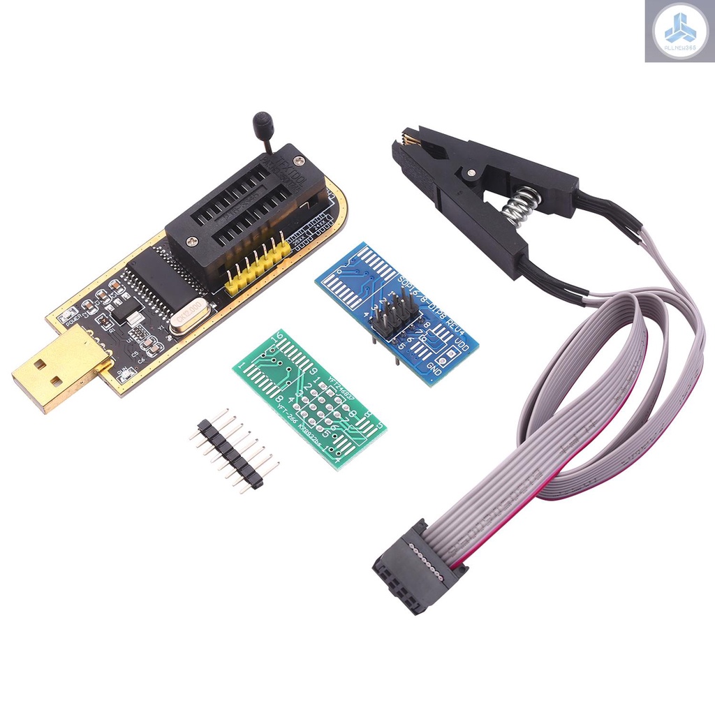 Mạch Lập Trình Lập Trình CH341A USB Kèm Kẹp SOP8 24/25 Series Chip VN26