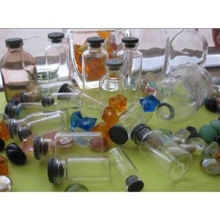 SET 10 Lọ thủy tinh trong suốt 5ml, 10ml, 20ml, 50ml, 100ml