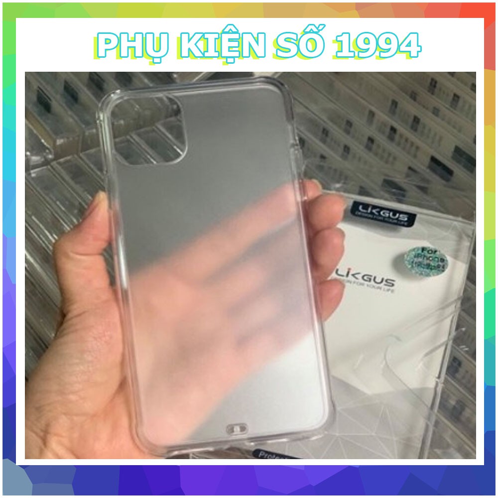 [ Đã có iP 13 ]Ốp Lưng LikGus nhám mờ chống vân tay cho iPhone 6plus đến 14 pro max