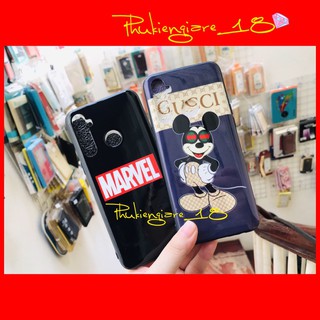 [ Realme 5/ Realme 5i / Realme 6i] Ốp cứng bóng viền đen dẻo in hình kute cho Realme 5/ Realme 5i/ Realme 6i