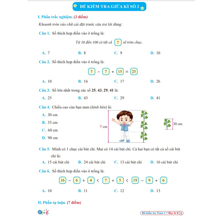 Sách - Combo Bài Tập Tuần và Đề Kiểm Tra Toán 1 - Kết Nối Tri Thức Với Cuộc Sống - Học Kì 2 (2 cuốn)