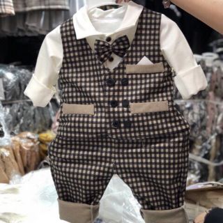 Bộ công tử cao cấp 3 chi tiết cho bé trai 8-15kg