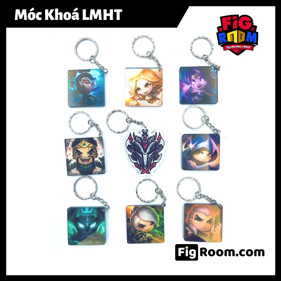 Móc khóa LoL custom theo yêu cầu - móc khóa avarta tướng LMHT