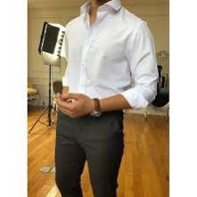 Áo sơ mi nam dài tay TQQ chất sồi màu trắng trơn M001CS | BigBuy360 - bigbuy360.vn