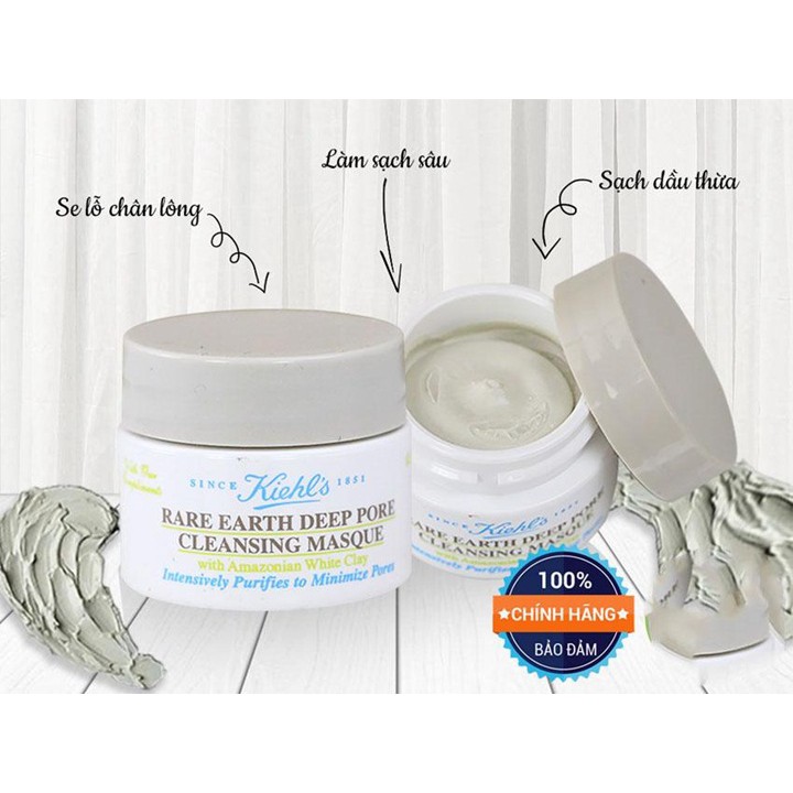 Mặt nạ đất sét Kiehl's Rare Earth Deep Pore Cleansing Mask 125ml