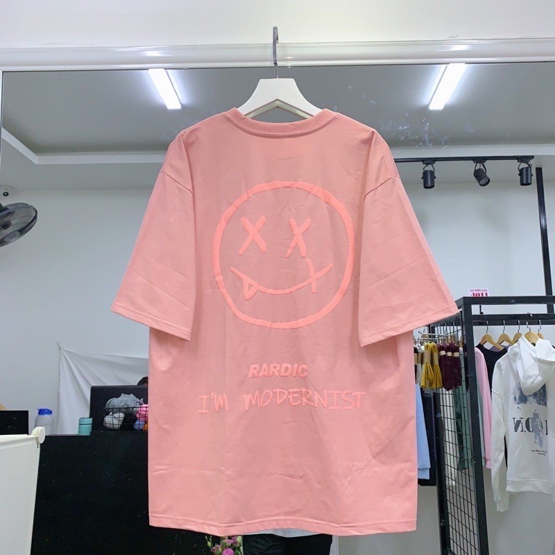 Áo Thun Unisex ❤Áo Thun Tay Lỡ RARDIC form rộng Nam/Nữ Ulzzang Unisex Màu TRẮNG/ĐEN/HỒNG/XANH XÁM❤️ | BigBuy360 - bigbuy360.vn