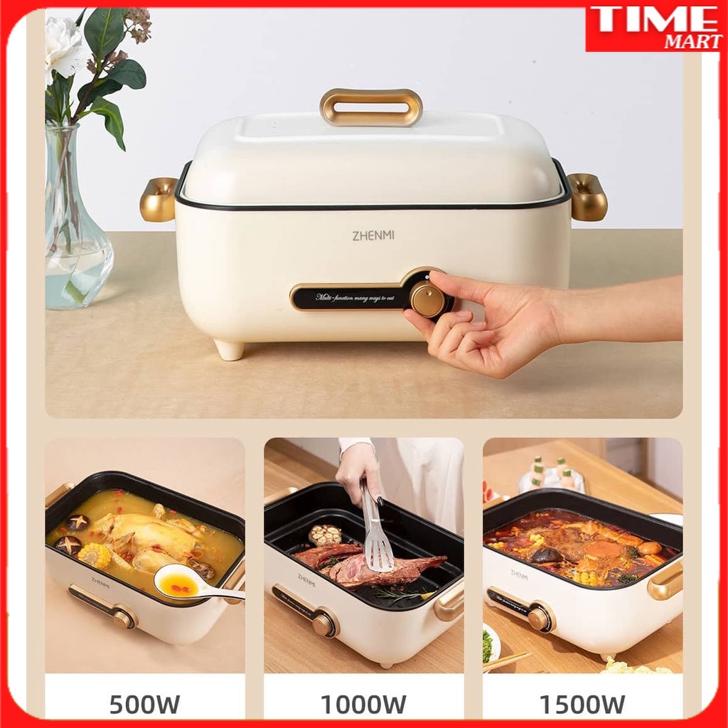 Nồi lẩu điện đa năng ZHENMI ZM-ED4001 4L. Nhanh sôi,dung tích lớn