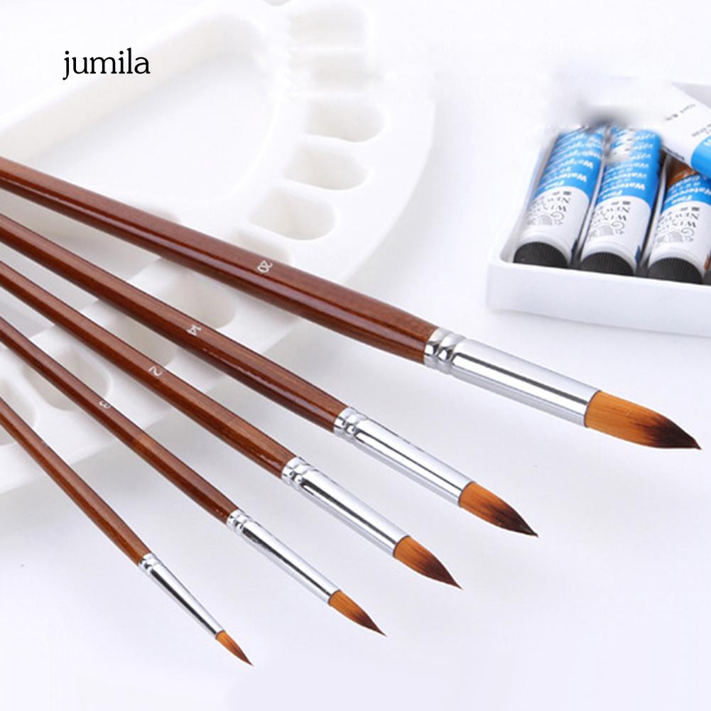 Set 13 cọ vẽ tô màu đa dụng với tay cầm bằng gỗ độc đáo